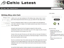 Tablet Screenshot of celticlatest.co.uk